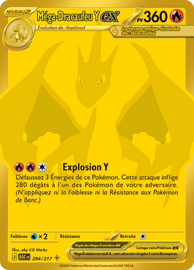 Méga-Dracaufeu Y-ex
