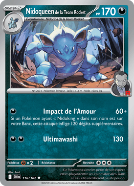 Nidoqueen de la Team Rocket