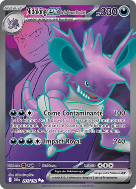 Nidoking-ex de la Team Rocket